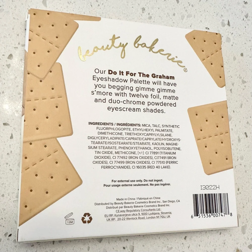 Beauty Bakerie Do It For The Graham Eyeshadow Palette NWT